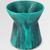 Resin Bow Vase Mineral Swirl