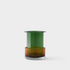 Tricolore Vase SH1 - Malachite & Comaline- IMPERFECT